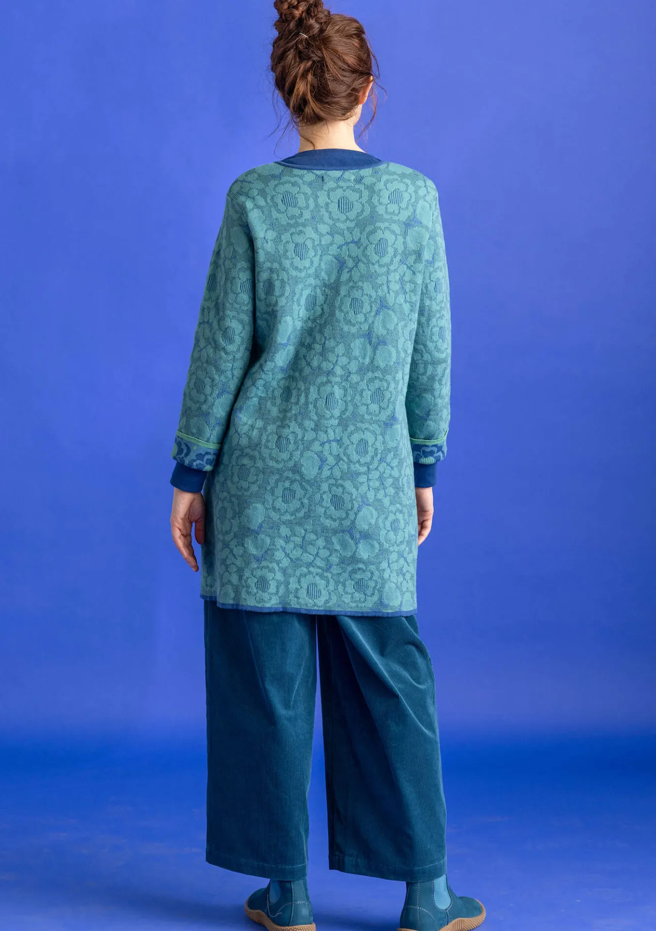 Gudrun Sjödén Langstrickjacke „Astrid“ aus Bio-/Recycling-Baumwolle> Strickjacken