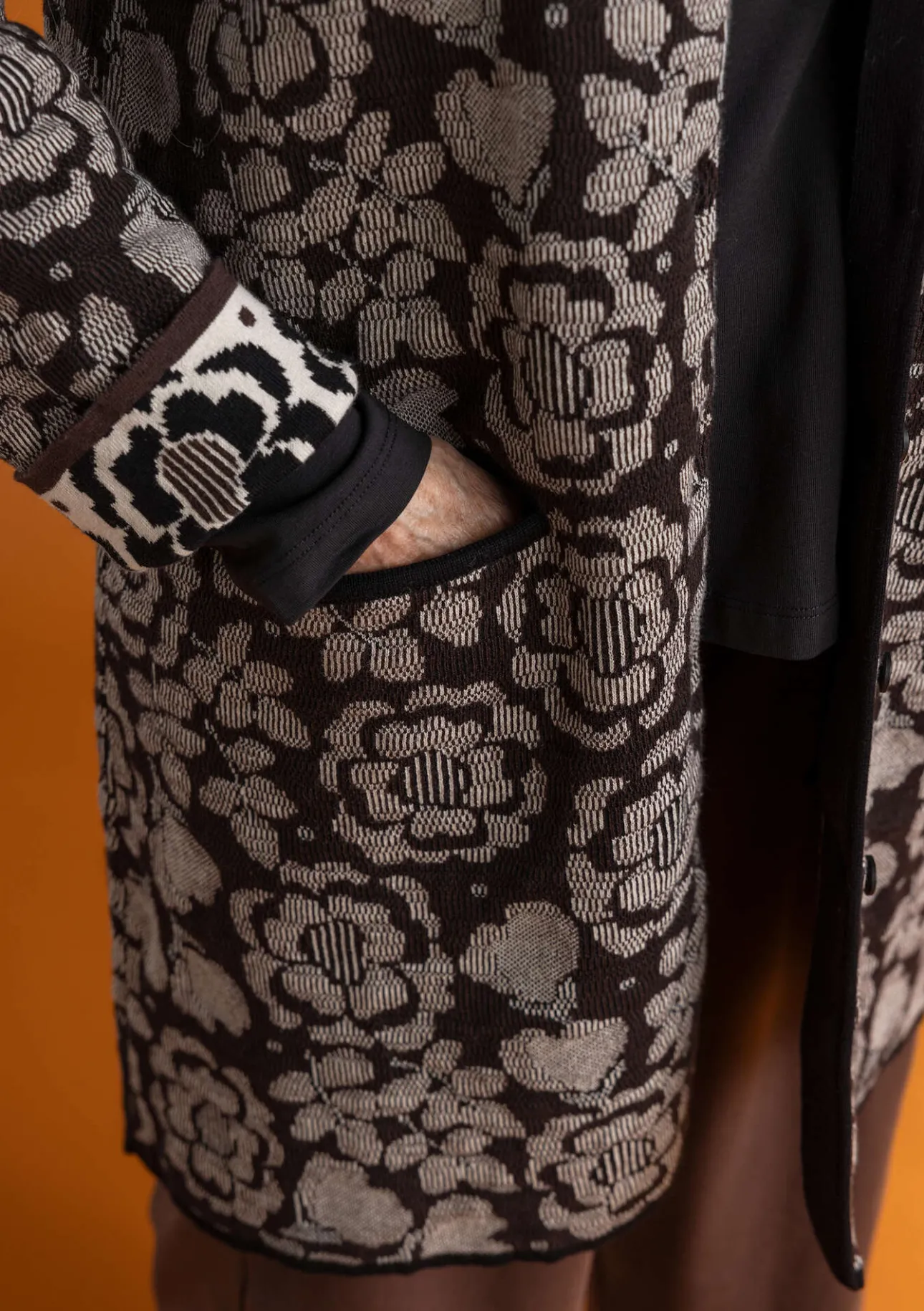 Gudrun Sjödén Langstrickjacke „Astrid“ aus Bio-/Recycling-Baumwolle> Strickjacken
