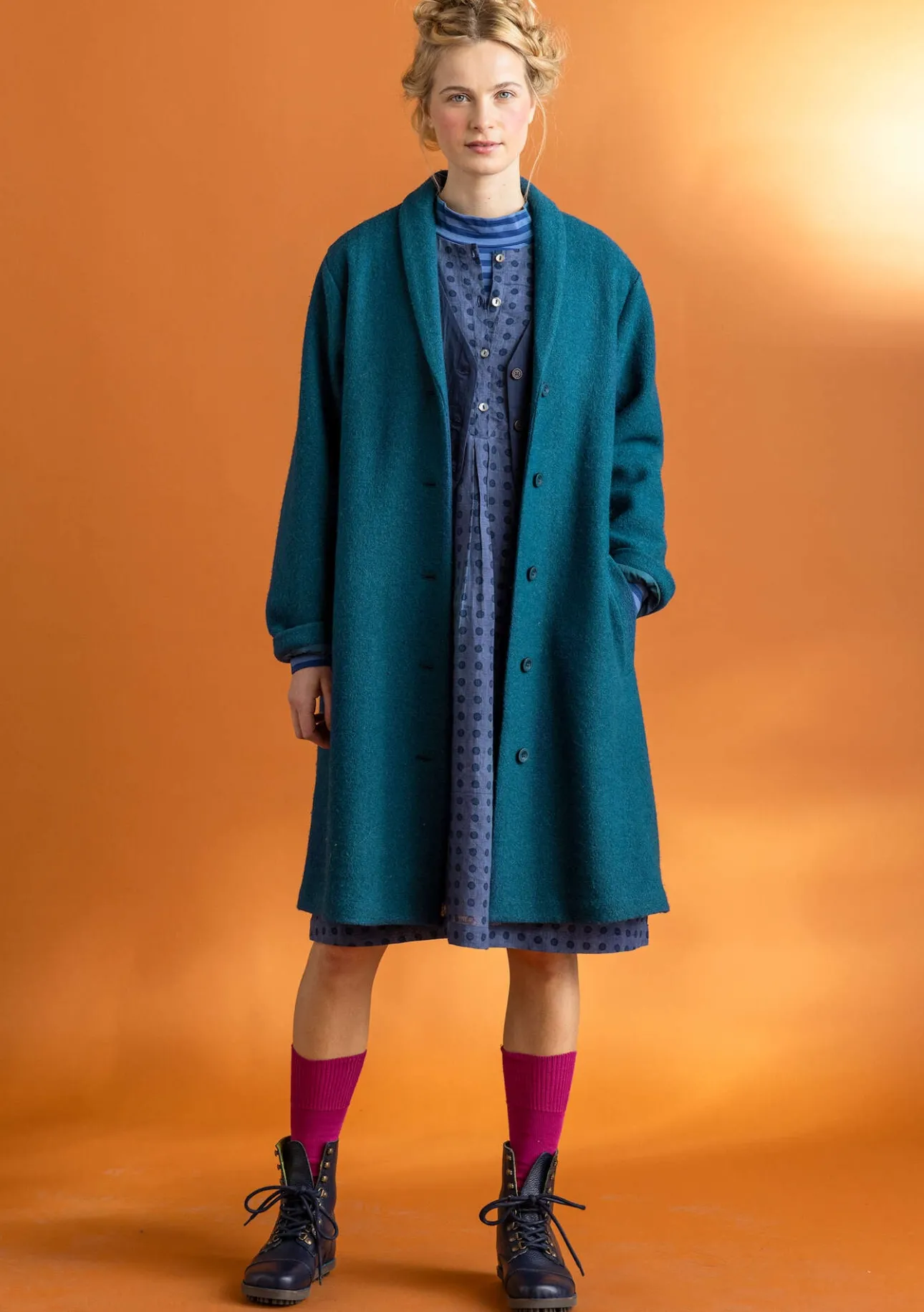 Gudrun Sjödén Mantel aus Wollgemisch> Jacken & Mäntel