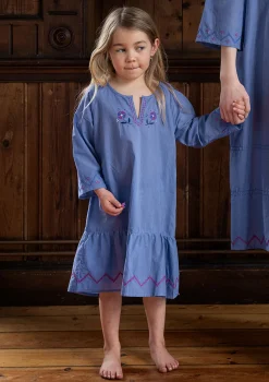 Gudrun Sjödén Mädchen-Nachthemd „Twinkle“ aus Bio-Baumwolle> Wäsche & Loungewear
