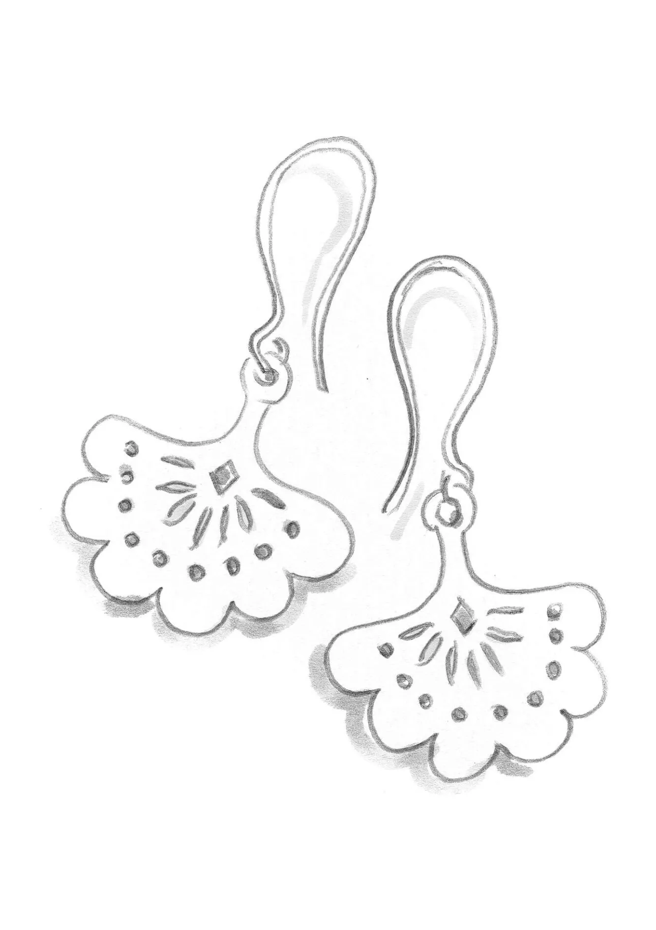 Gudrun Sjödén Ohrringe „Kristina“ aus> Accessoires|Schmuck