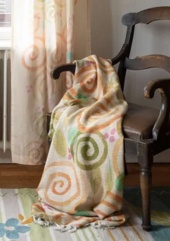 Gudrun Sjödén Plaid „Cumulus“ aus Bio-Baumwolle><noscript><img width=