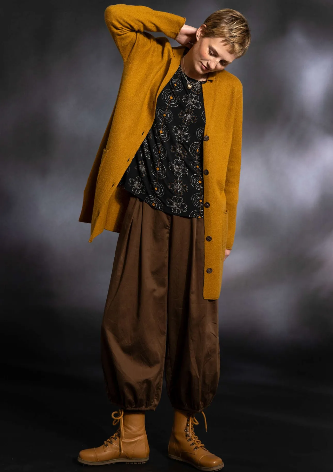 Gudrun Sjödén Pluderhose aus Bio-Baumwollgewebe> Hosen