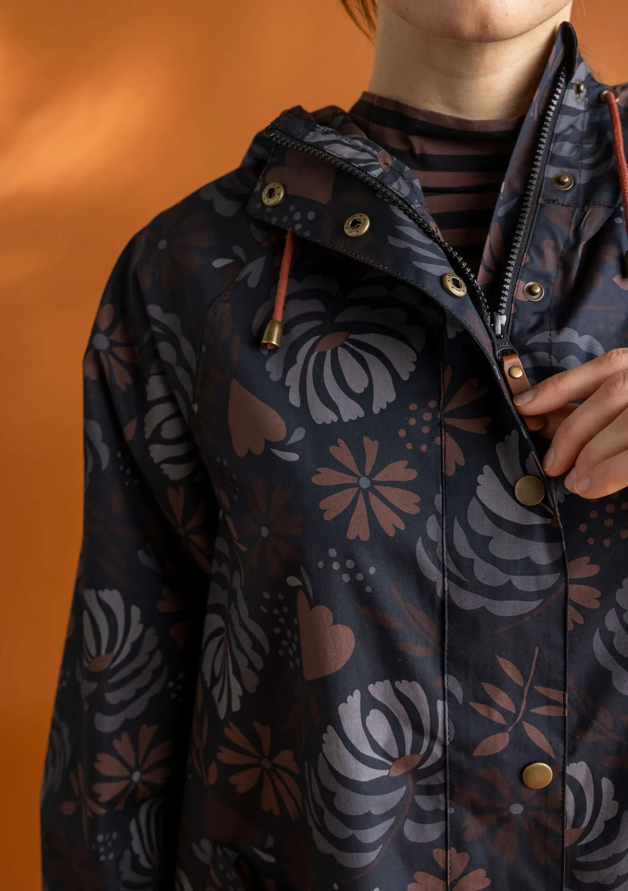 Gudrun Sjödén Regenjacke „Hedda“ aus Bio-Baumwollgewebe> Jacken & Mäntel