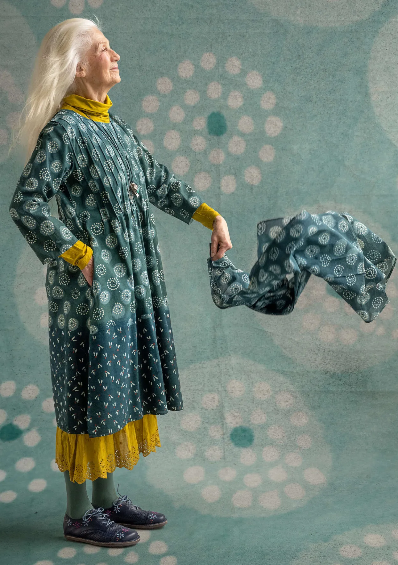 Gudrun Sjödén Schal „Clay“ aus Bio-Baumwolle> Accessoires|Schals Und Tücher
