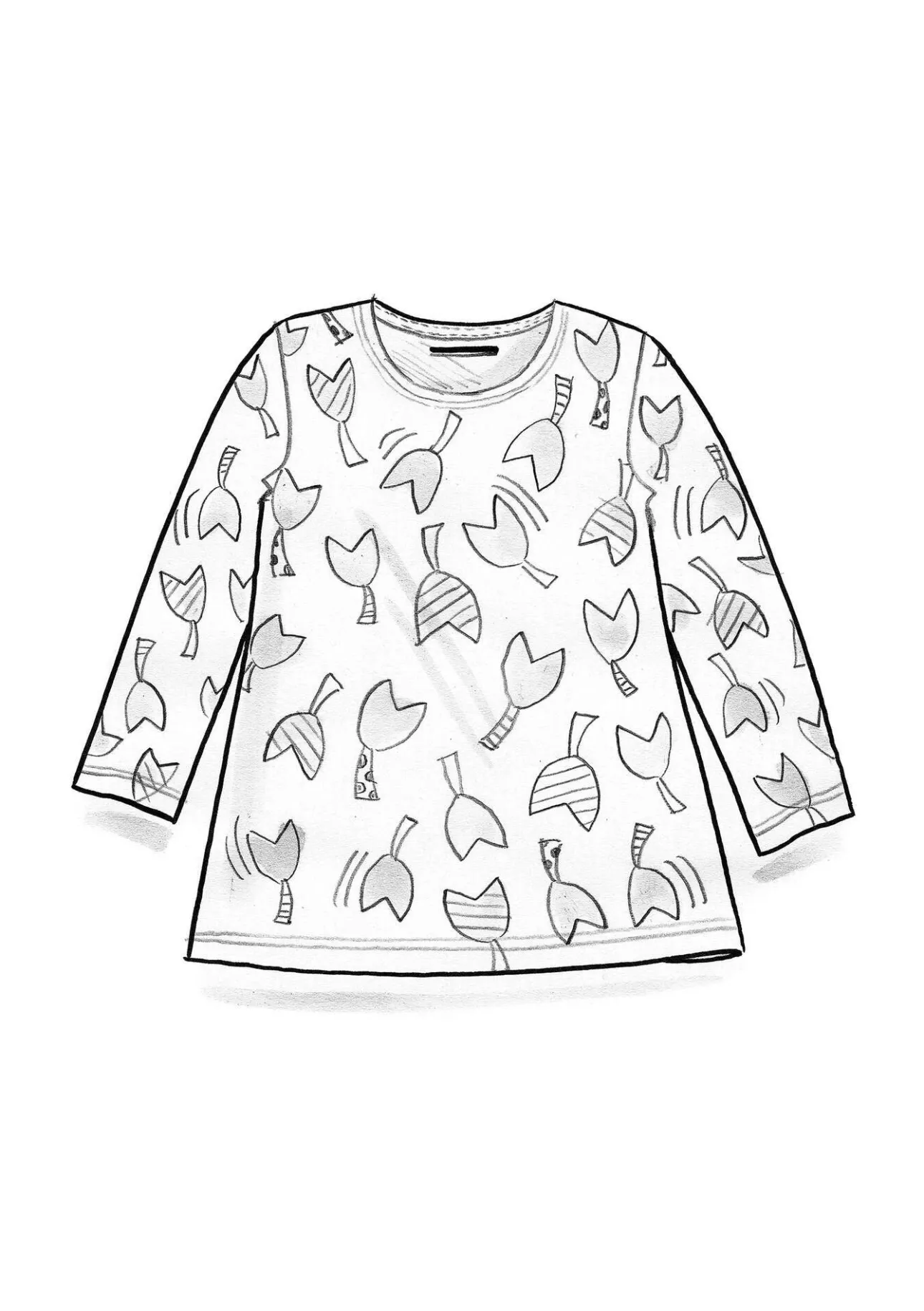 Gudrun Sjödén Shirt „Mika“ aus Bio-Baumwolle/Modal> Pullover & Shirts