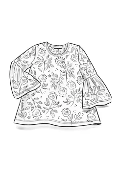 Gudrun Sjödén Shirt „Nyponros“ aus Bio-Baumwolle/Modal><noscript><img width=