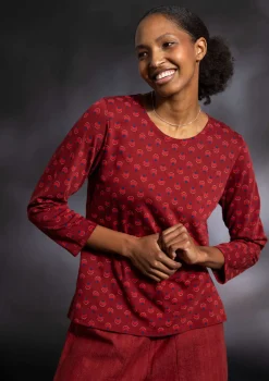 Gudrun Sjödén Shirt „Sigrid“ aus Bio-Baumwolle/Lyocell> Pullover & Shirts