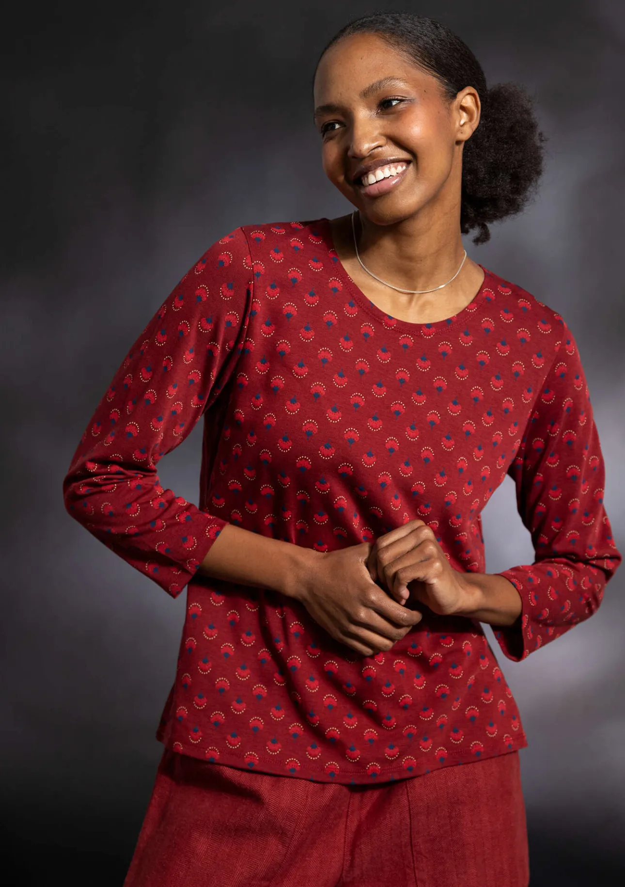 Gudrun Sjödén Shirt „Sigrid“ aus Bio-Baumwolle/Lyocell> Pullover & Shirts