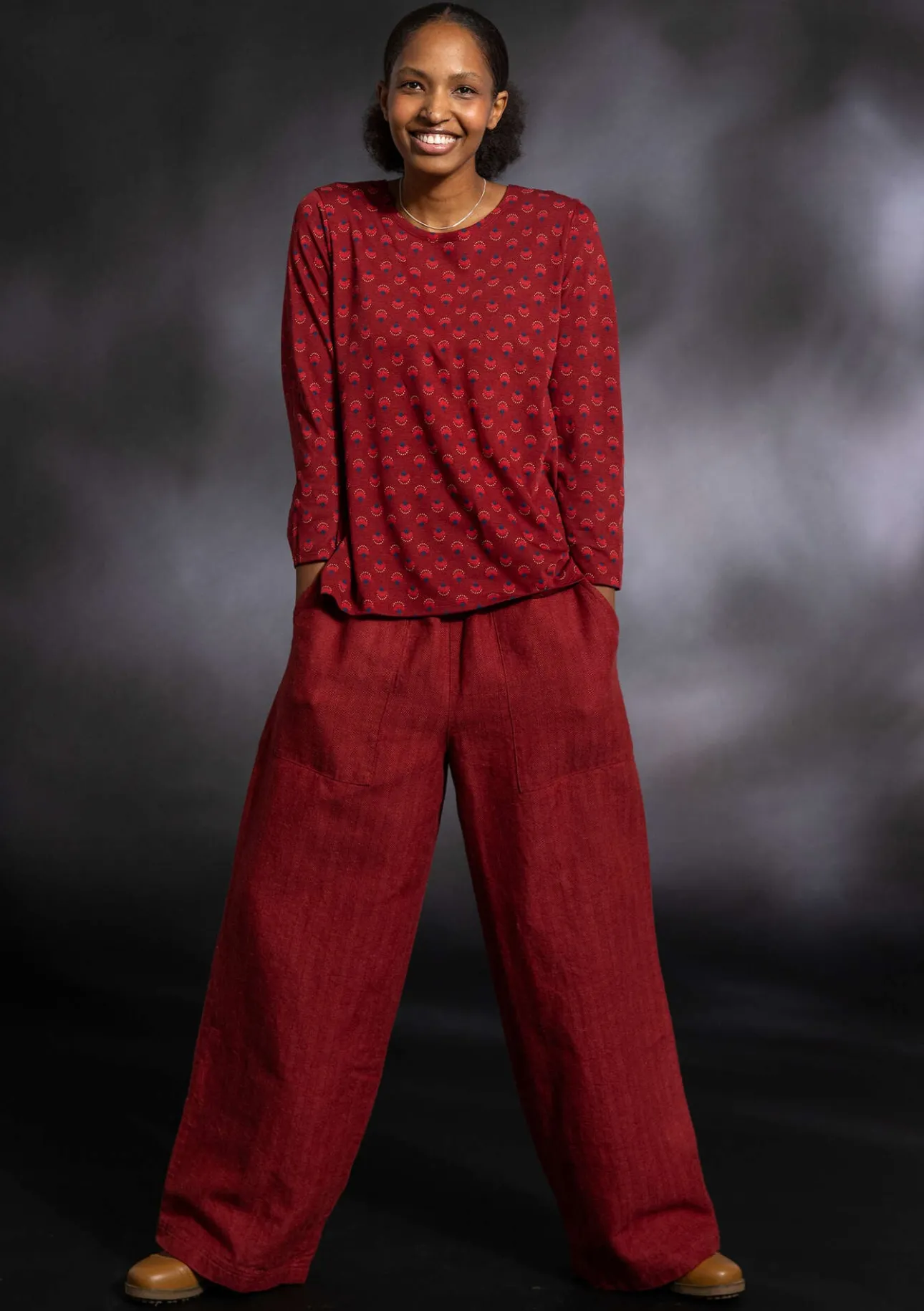 Gudrun Sjödén Shirt „Sigrid“ aus Bio-Baumwolle/Lyocell> Pullover & Shirts