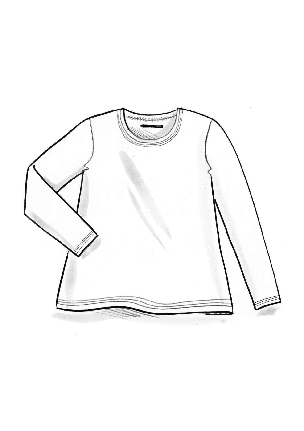 Gudrun Sjödén Shirt „Sigrid“ aus Bio-Baumwolle/Lyocell> Pullover & Shirts