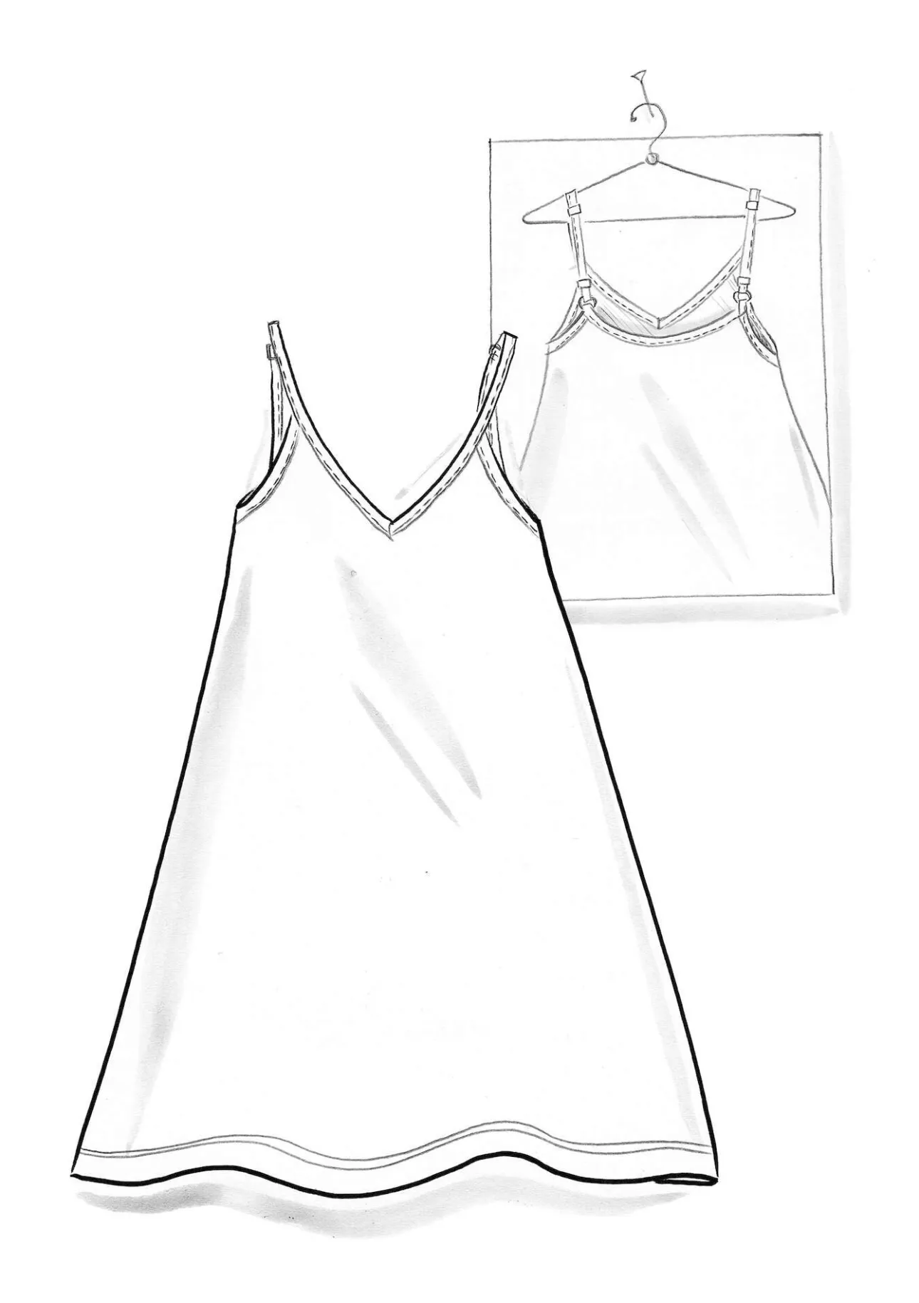 Gudrun Sjödén Slipkleid aus Lyocell/Elasthan> Kleider
