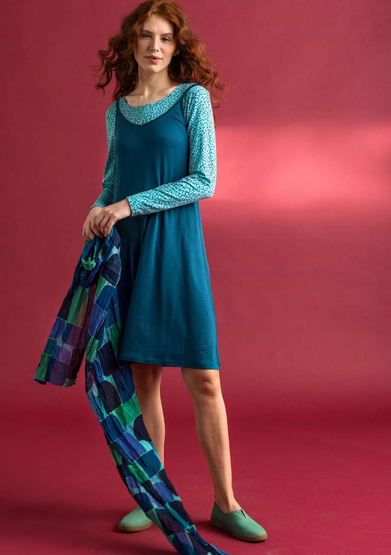 Gudrun Sjödén Slipkleid aus Lyocell/Elasthan> Kleider