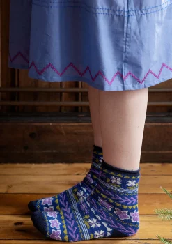 Gudrun Sjödén Socken „Twinkle“ aus Wollfrottee> Accessoires