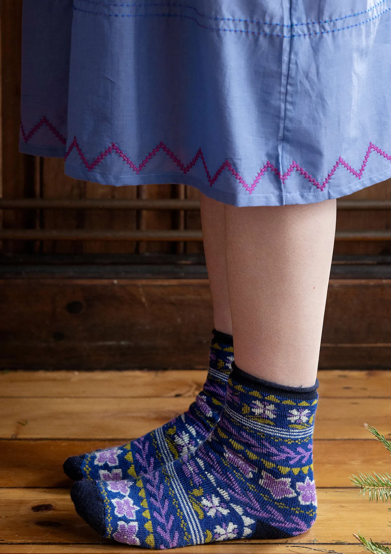 Gudrun Sjödén Socken „Twinkle“ aus Wollfrottee> Accessoires