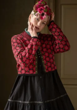 Gudrun Sjödén Strickjacke „Anemone“ aus Bio-Wolle> Strickjacken