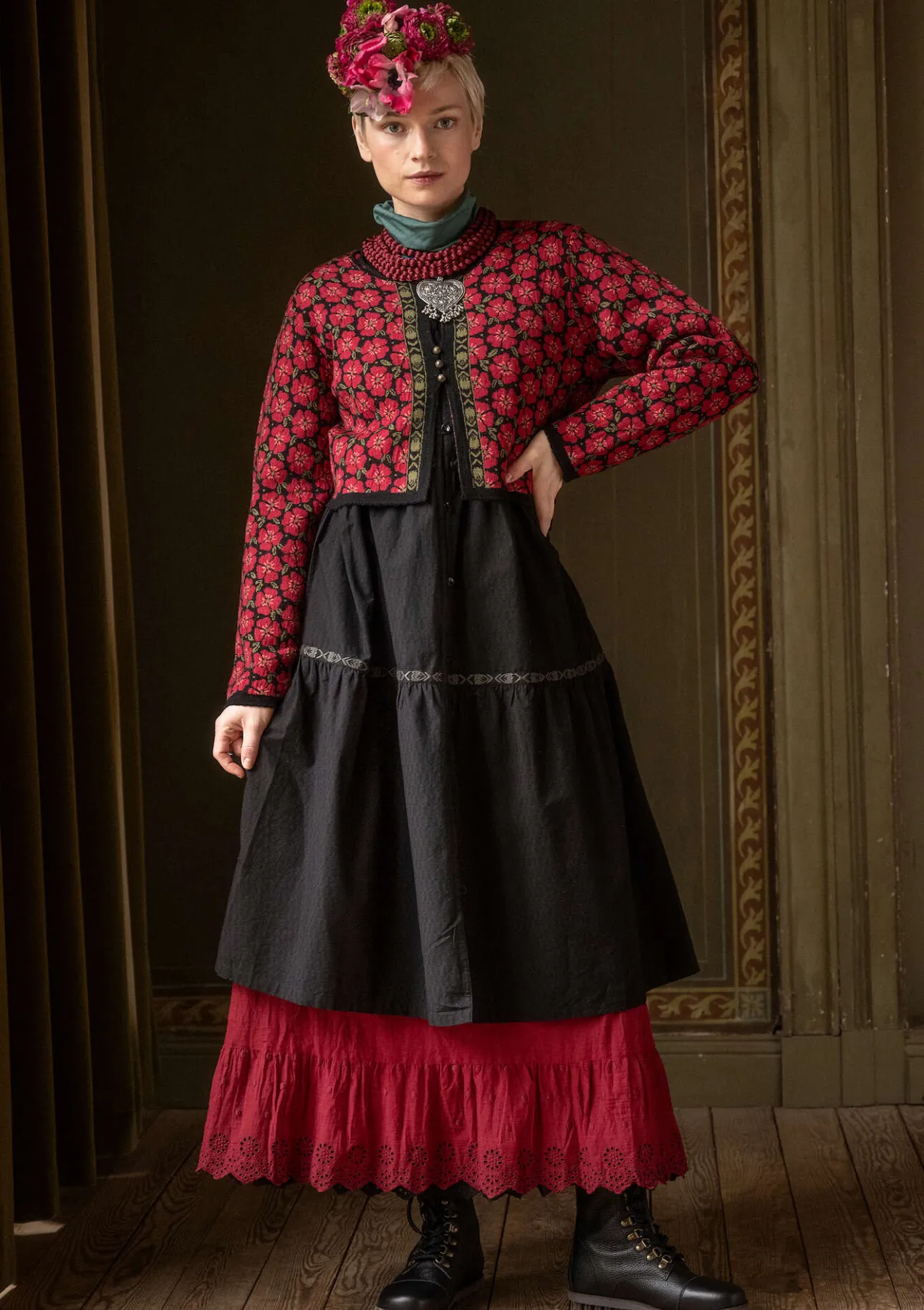 Gudrun Sjödén Strickjacke „Anemone“ aus Bio-Wolle> Strickjacken