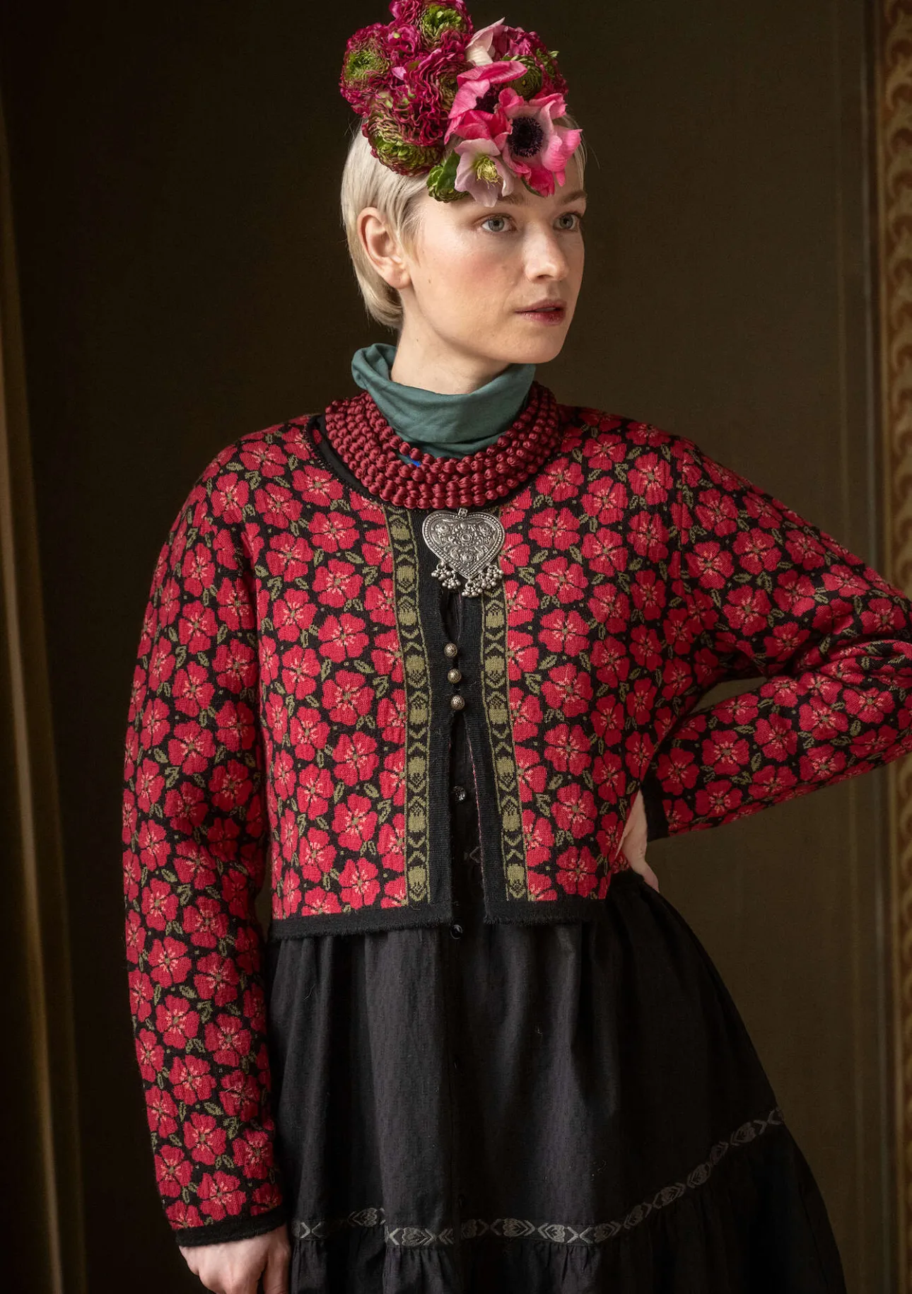 Gudrun Sjödén Strickjacke „Anemone“ aus Bio-Wolle> Strickjacken