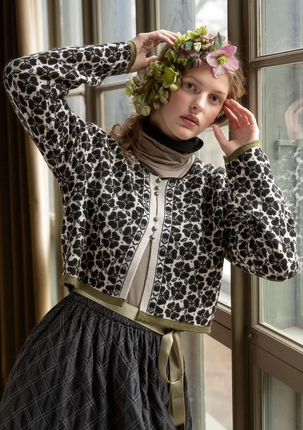 Gudrun Sjödén Strickjacke „Anemone“ aus Bio-Wolle> Strickjacken