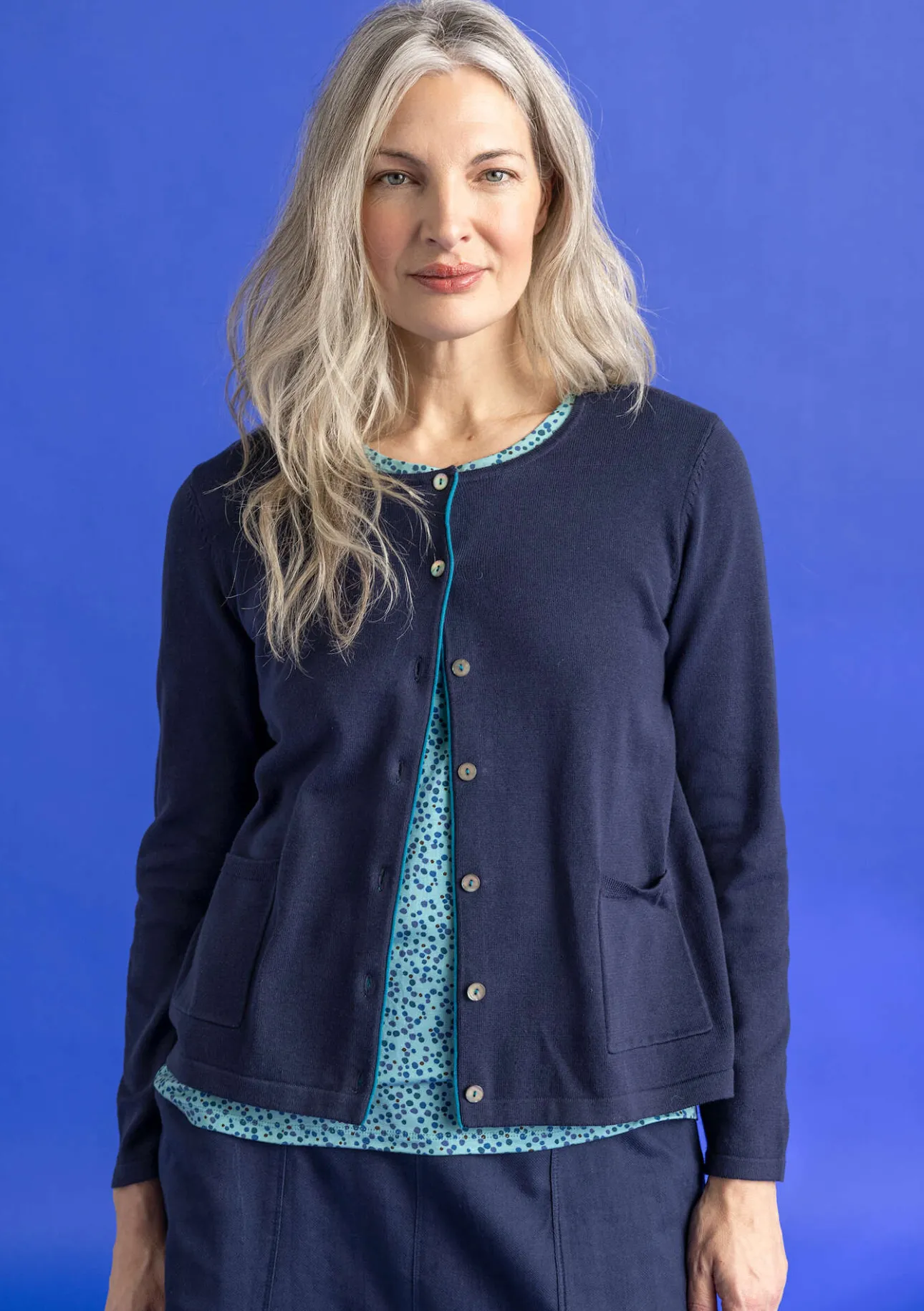 Gudrun Sjödén Strickjacke aus Bio-/Recycling-Baumwolle> Strickjacken