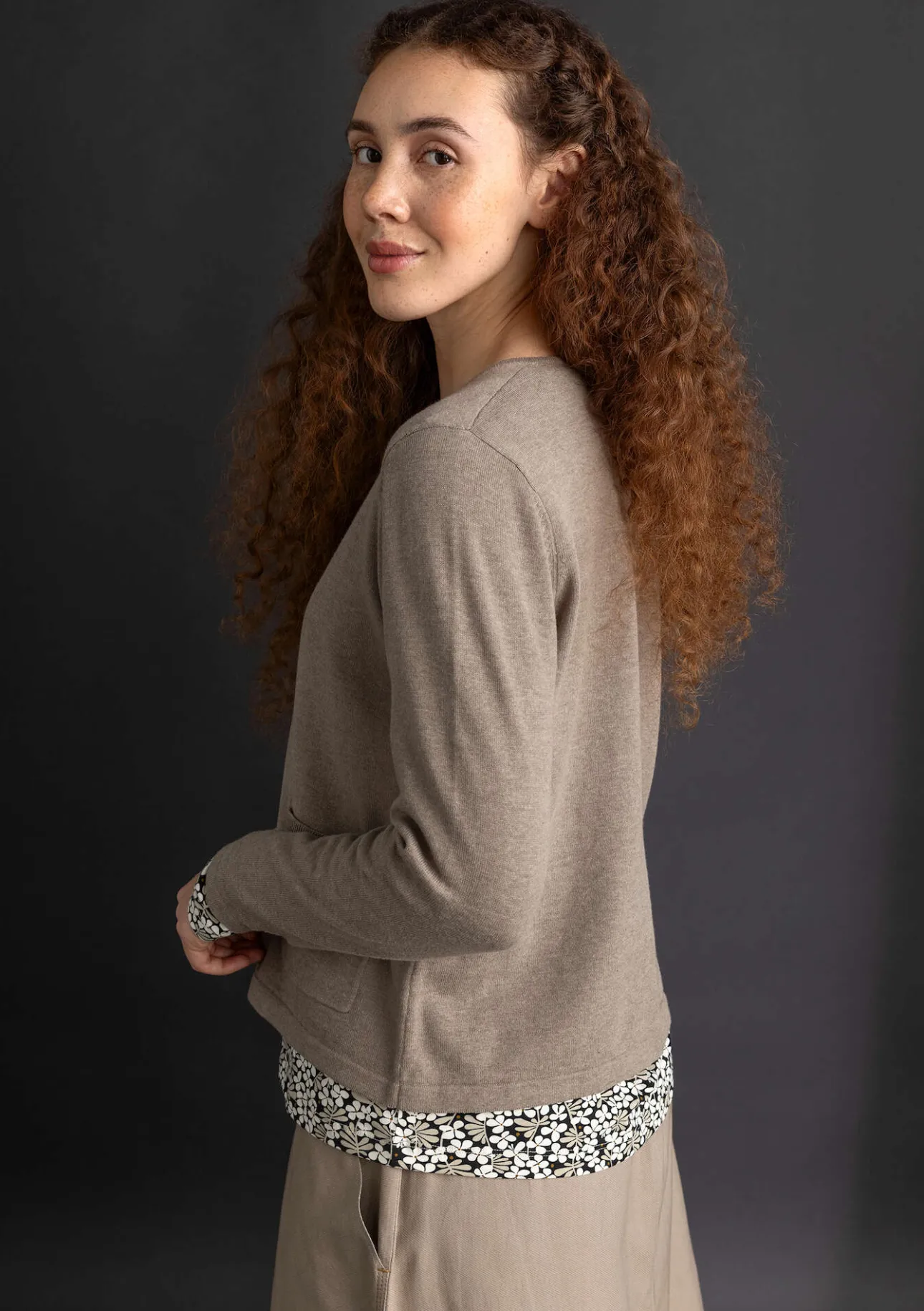Gudrun Sjödén Strickjacke aus Bio-/Recycling-Baumwolle> Strickjacken