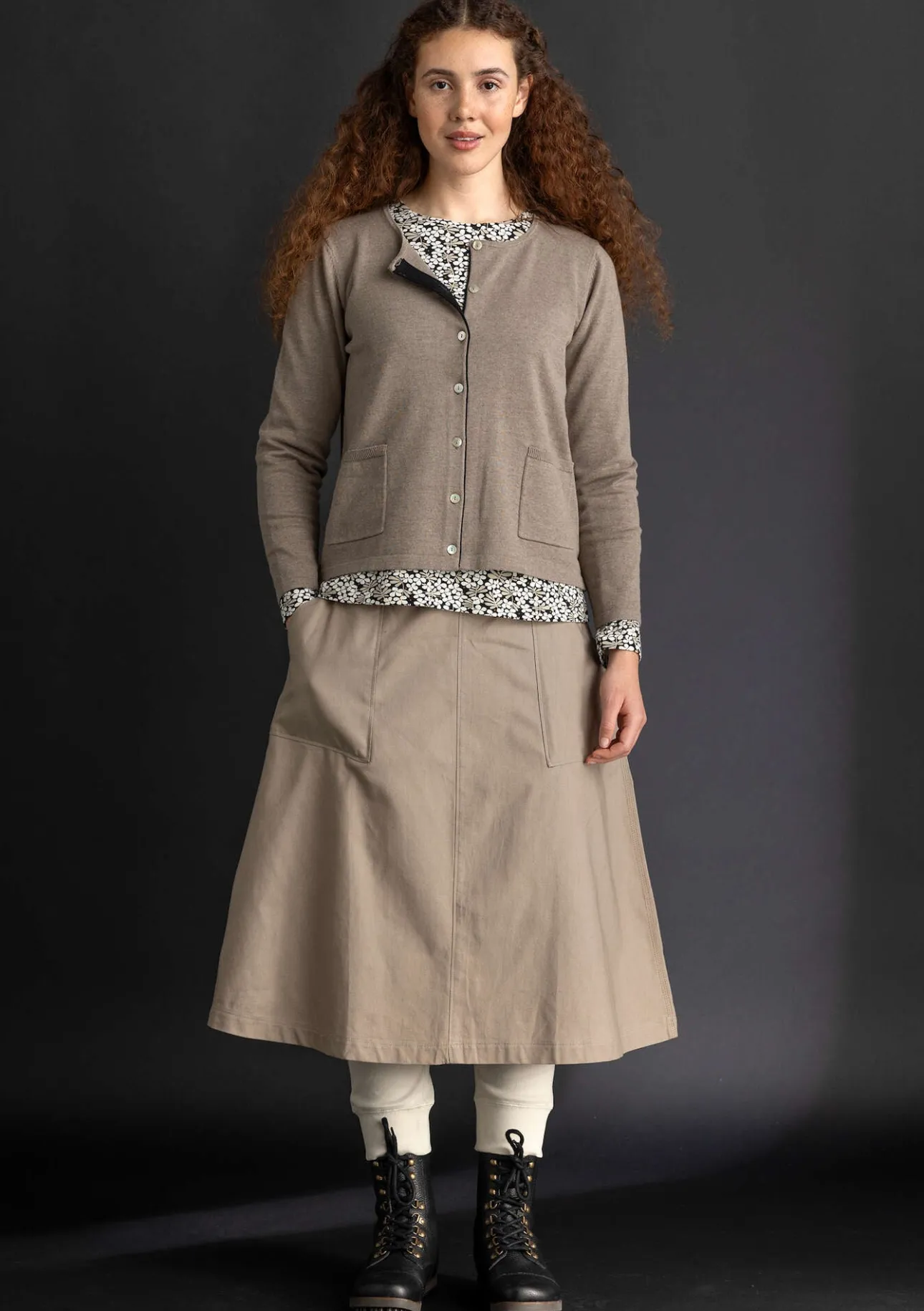 Gudrun Sjödén Strickjacke aus Bio-/Recycling-Baumwolle> Strickjacken