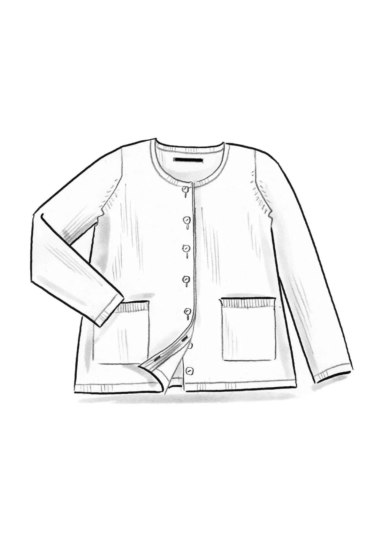 Gudrun Sjödén Strickjacke aus Bio-/Recycling-Baumwolle> Strickjacken