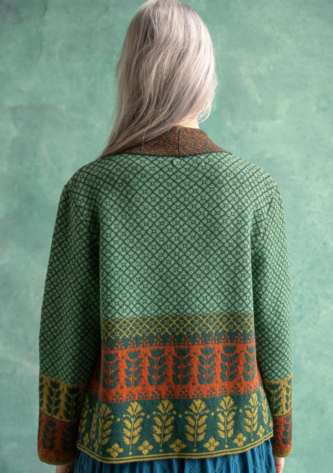 Gudrun Sjödén Strickjacke „Edda“ aus Recycling-Wollgemisch> Strickjacken