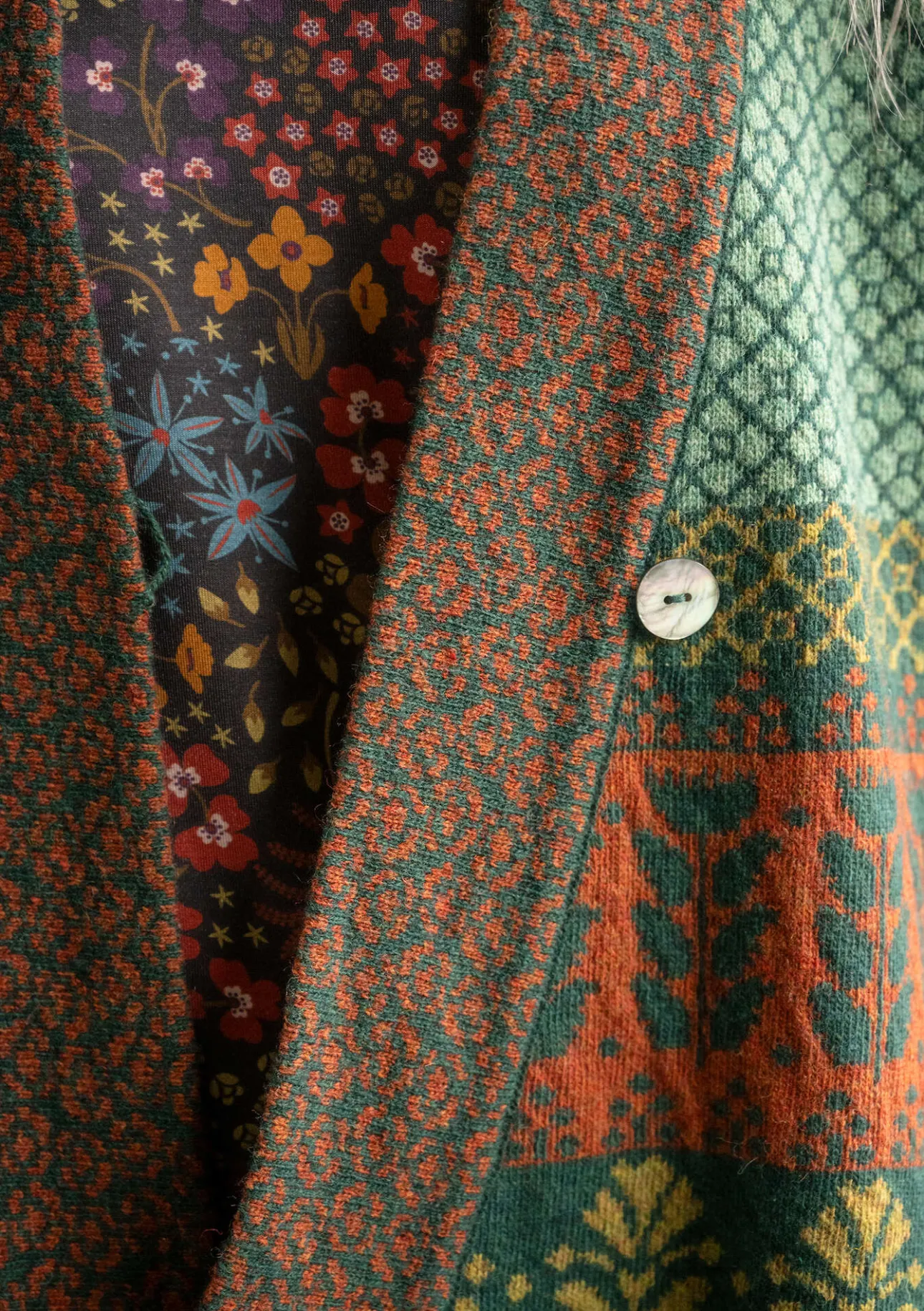 Gudrun Sjödén Strickjacke „Edda“ aus Recycling-Wollgemisch> Strickjacken