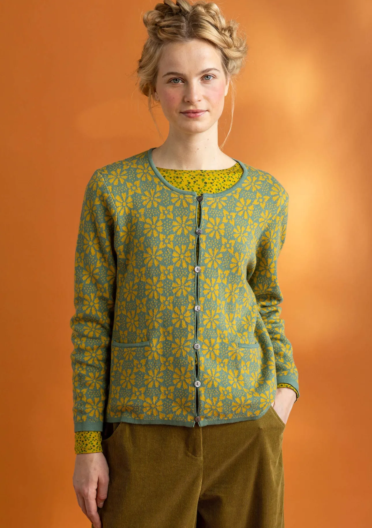 Gudrun Sjödén Strickjacke „Freja“ aus Bio-/Recycling-Baumwolle> Strickjacken