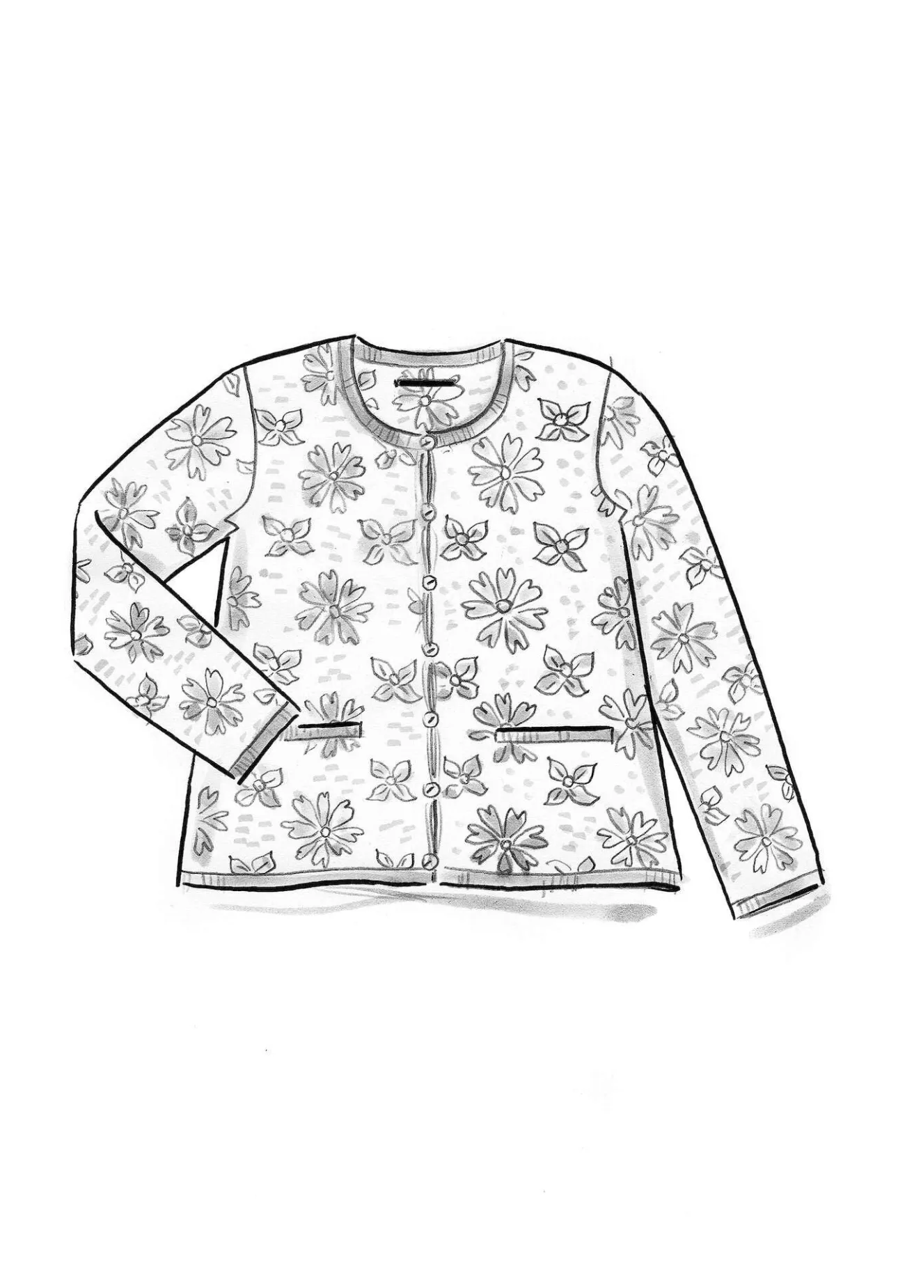 Gudrun Sjödén Strickjacke „Freja“ aus Bio-/Recycling-Baumwolle> Strickjacken