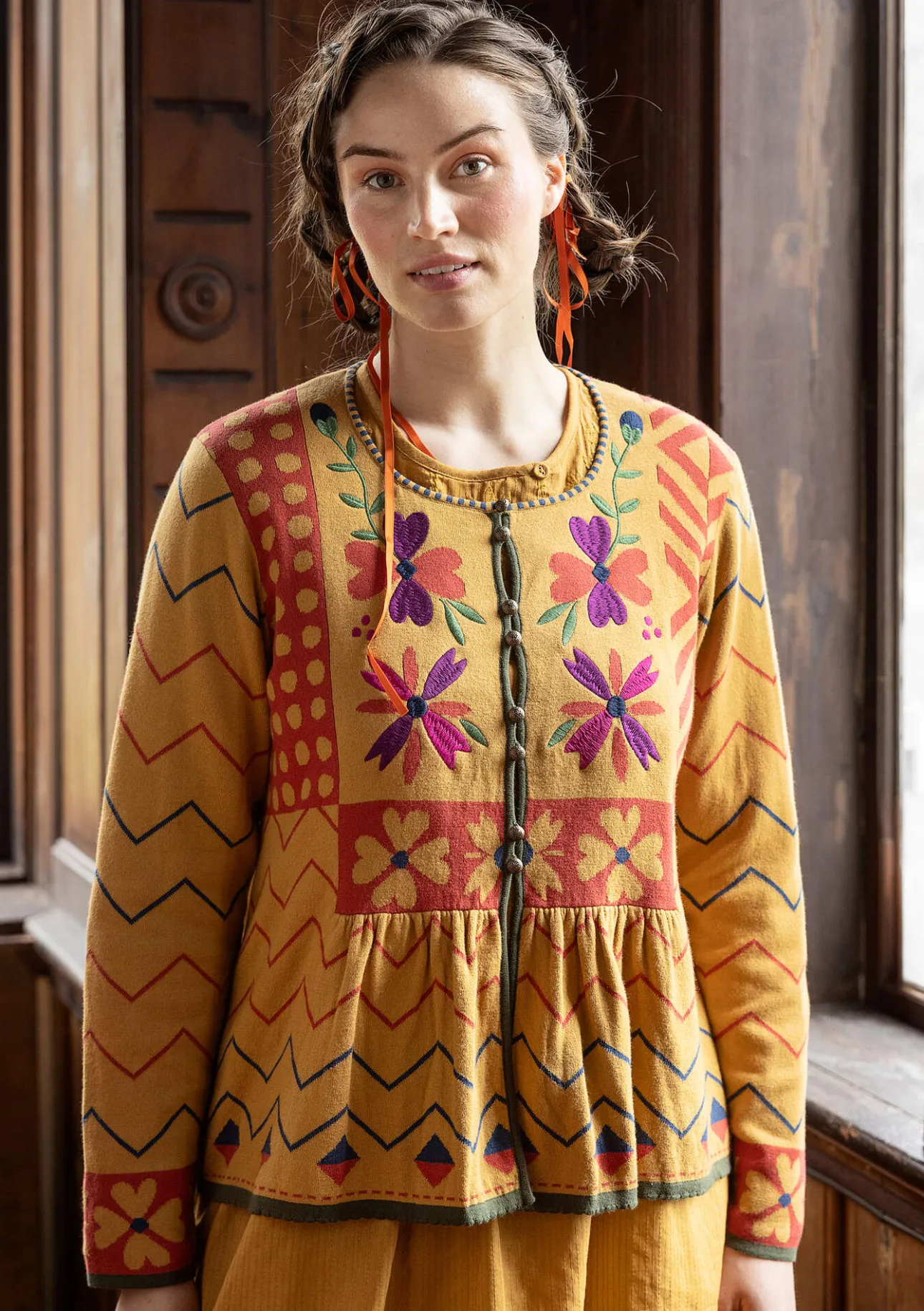 Gudrun Sjödén Strickjacke „Maria“ aus Bio-/Recycling-Baumwolle> Strickjacken
