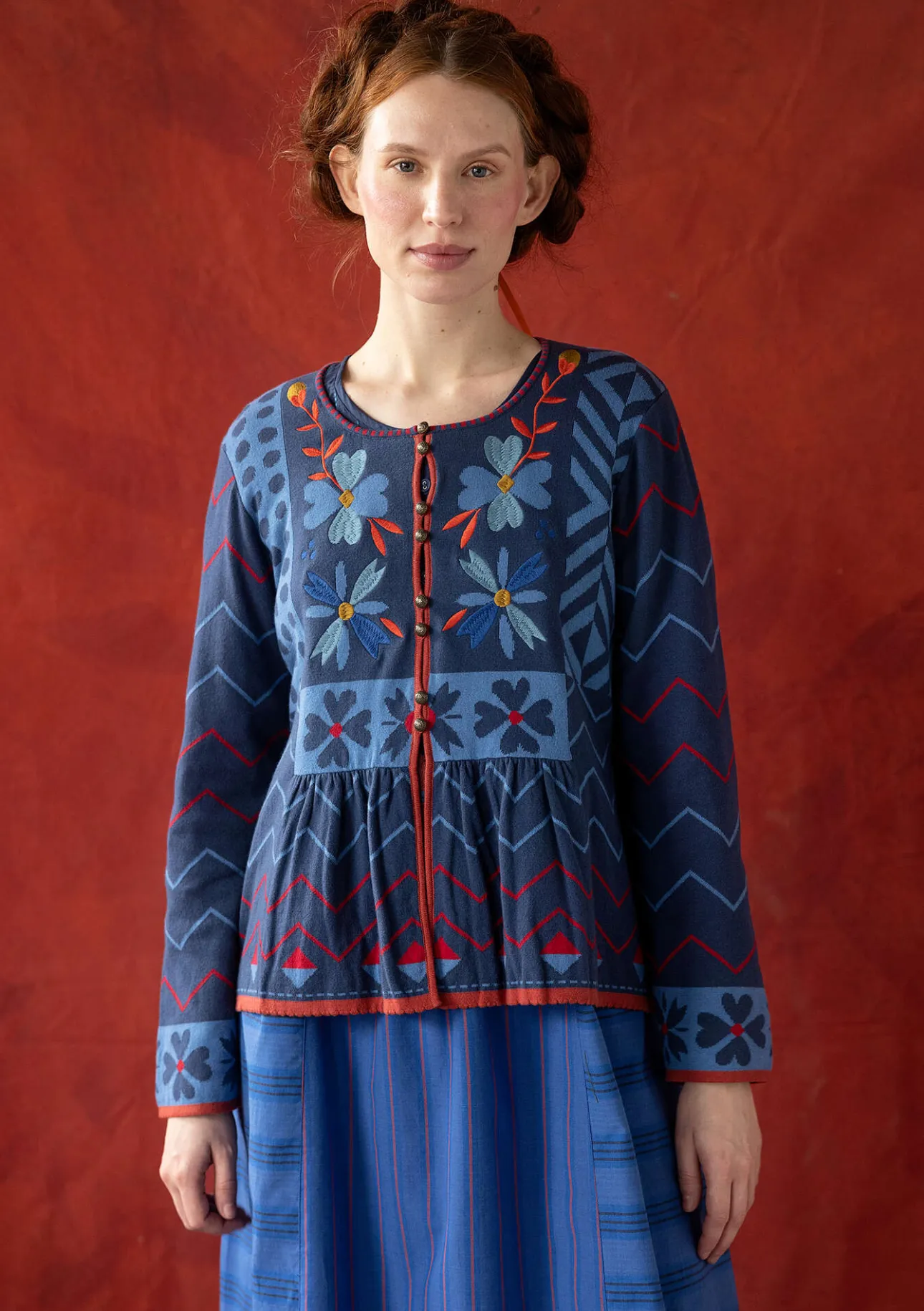 Gudrun Sjödén Strickjacke „Maria“ aus Bio-/Recycling-Baumwolle> Strickjacken