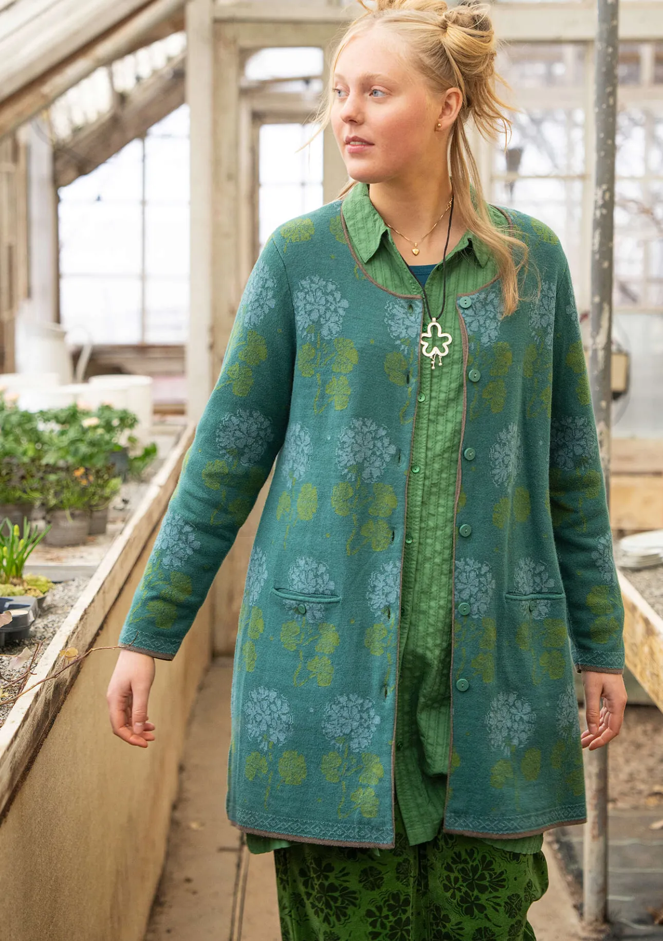 Gudrun Sjödén Strickjacke „Mårbacka“ aus Bio-/Recycling-Baumwolle> Strickjacken