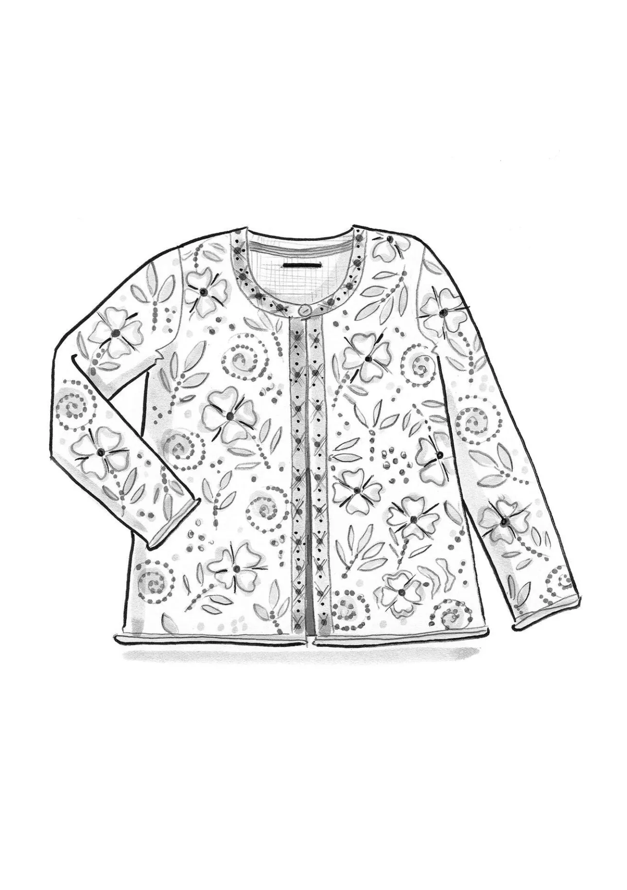 Gudrun Sjödén Strickjacke „Rashmi“ aus Bio-Baumwolle> Strickjacken