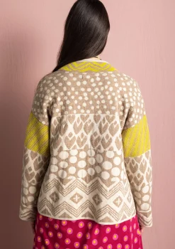 Gudrun Sjödén Strickjacke „Viktoria“ aus Baumwolle/Lammwolle><noscript><img width=