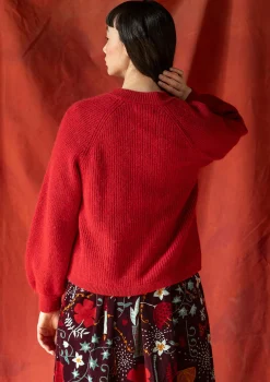 Gudrun Sjödén Strickjacke „Vinternatt“ aus Bio- und Recycling-Baumwolle/Alpakawollgemisch> Strickjacken