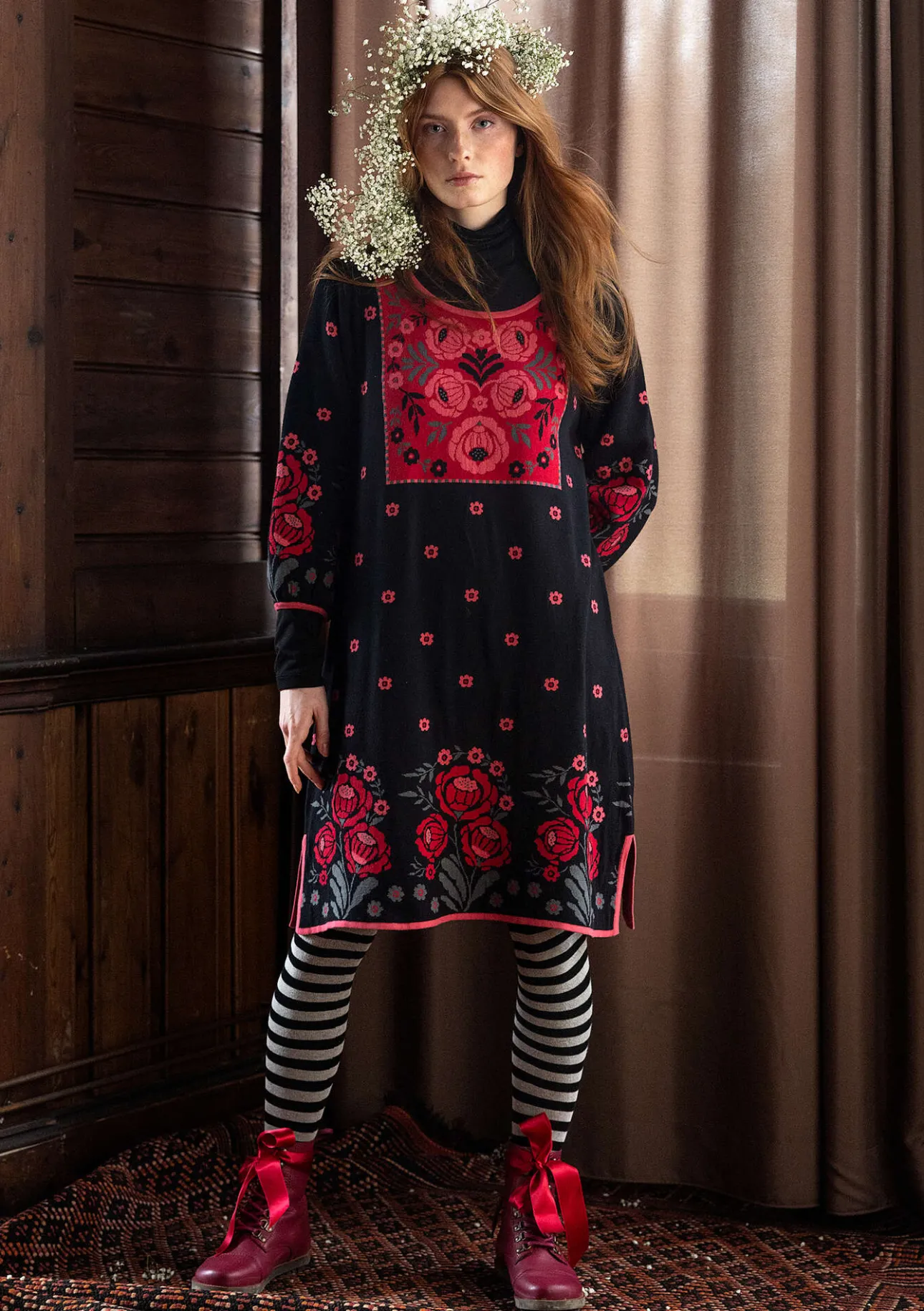 Gudrun Sjödén Strickkleid „Stine“ aus Bio-/Recycling-Baumwolle> Kleider