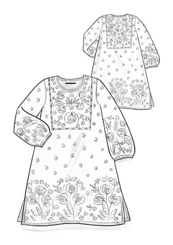 Gudrun Sjödén Strickkleid „Stine“ aus Bio-/Recycling-Baumwolle><noscript><img width=