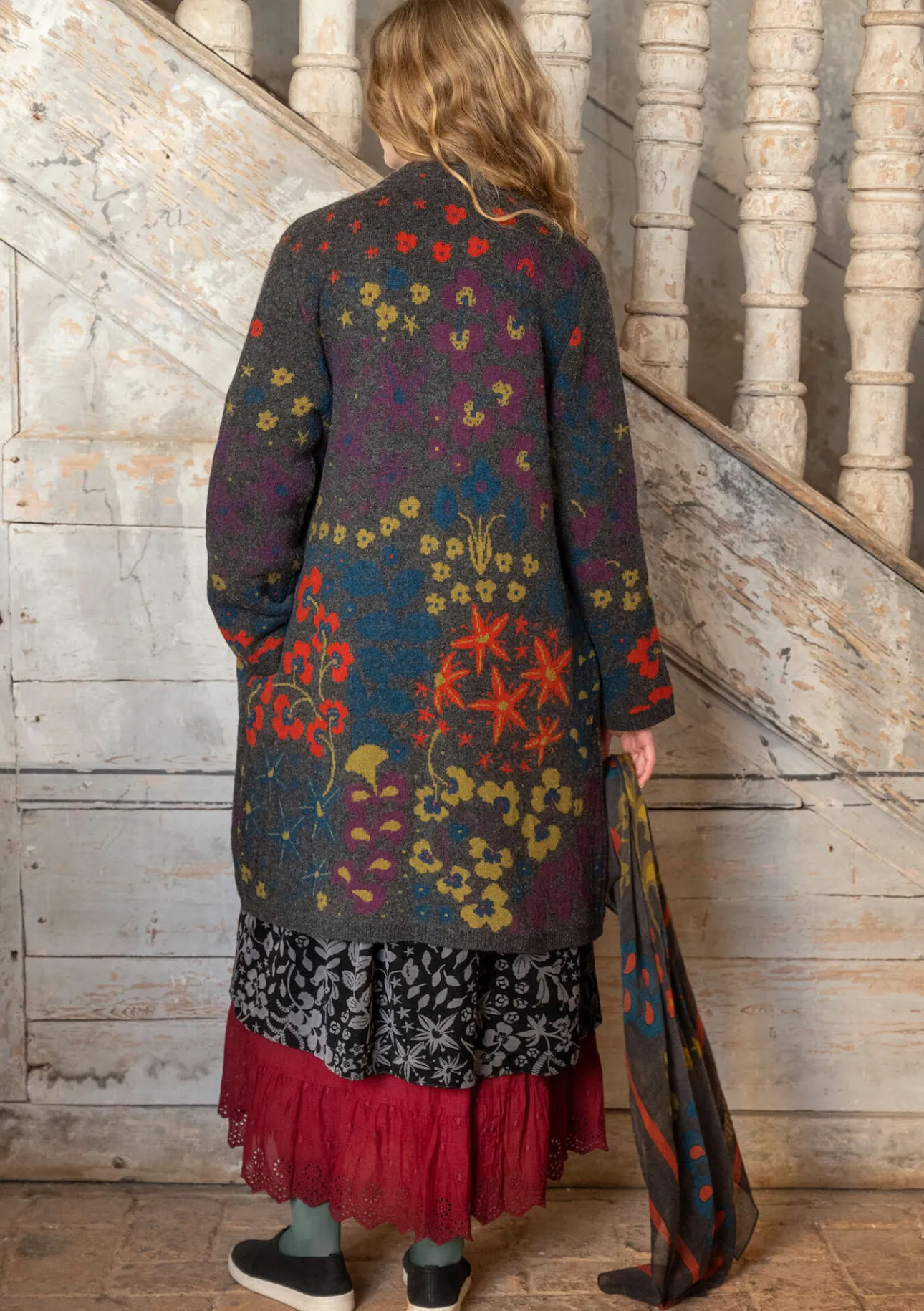 Gudrun Sjödén Strickmantel „Saga“ aus Recycling-Wolle> Jacken & Mäntel|Strickjacken