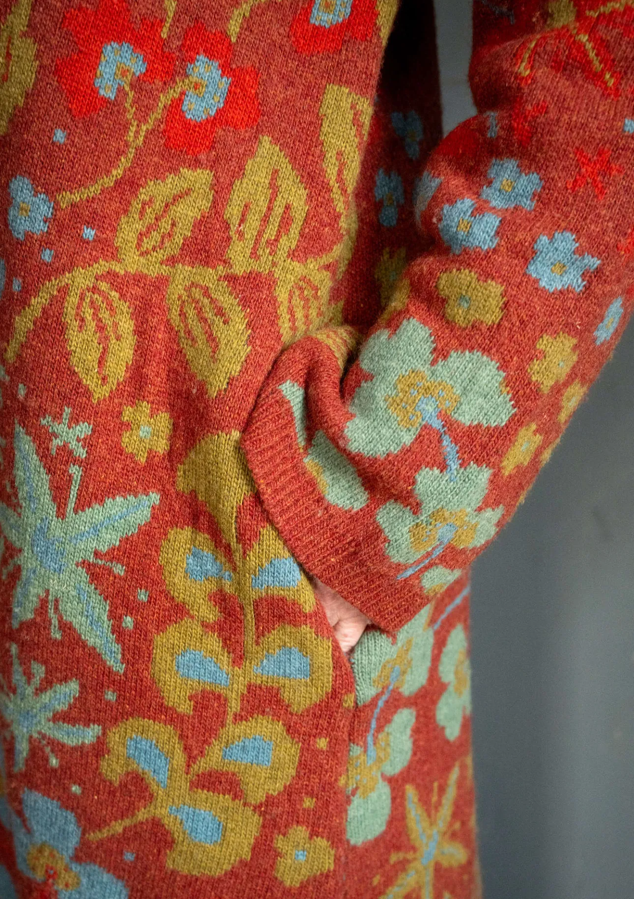 Gudrun Sjödén Strickmantel „Saga“ aus Recycling-Wolle> Jacken & Mäntel|Strickjacken