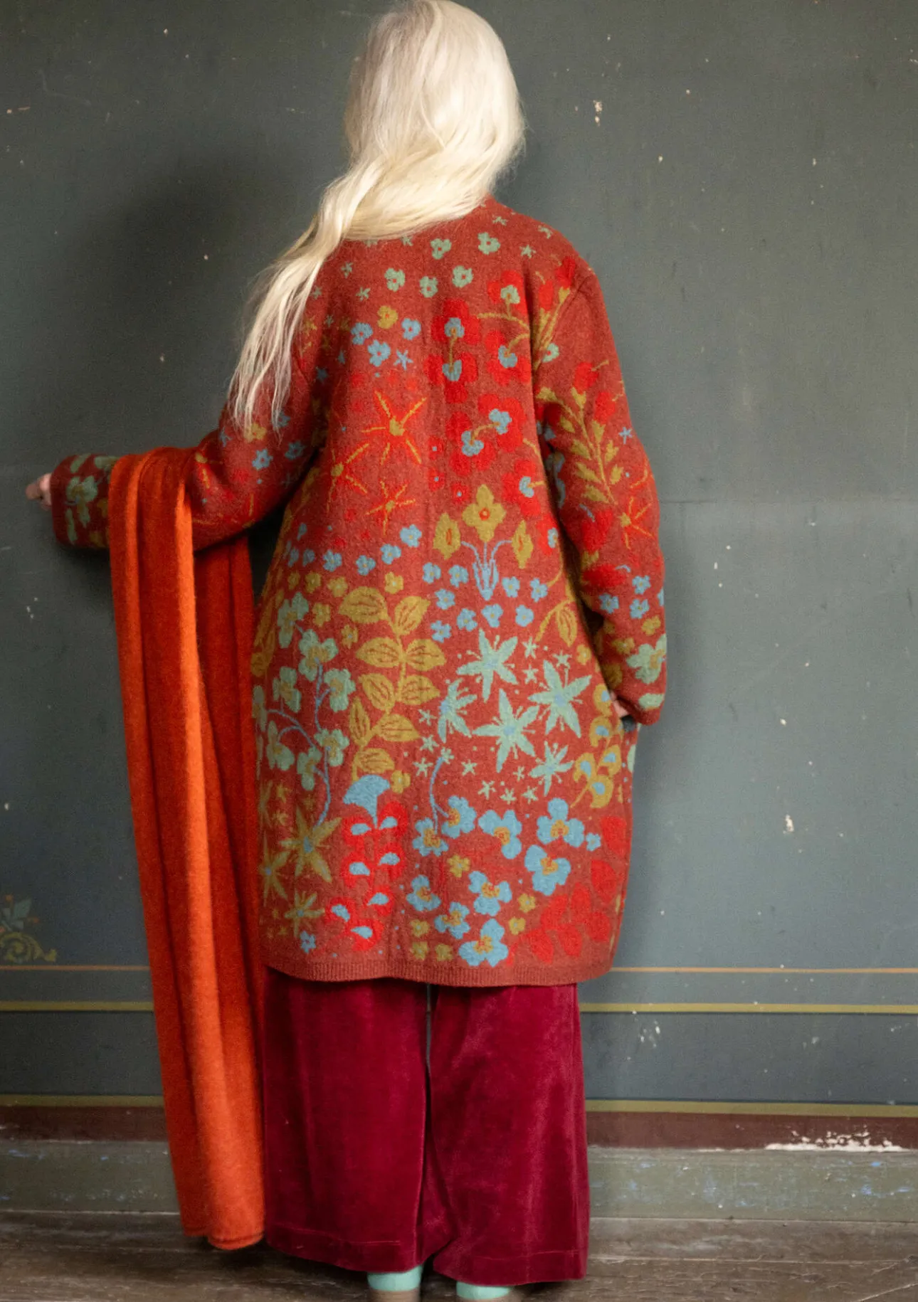 Gudrun Sjödén Strickmantel „Saga“ aus Recycling-Wolle> Jacken & Mäntel|Strickjacken