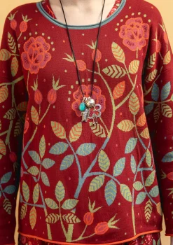 Gudrun Sjödén Strickpullover „Nyponros“ aus Bio-/Recycling-Baumwolle><noscript><img width=