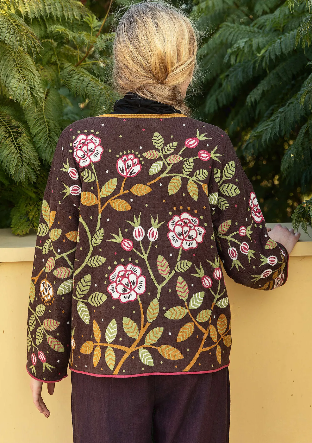 Gudrun Sjödén Strickpullover „Nyponros“ aus Bio-/Recycling-Baumwolle> Pullover & Shirts