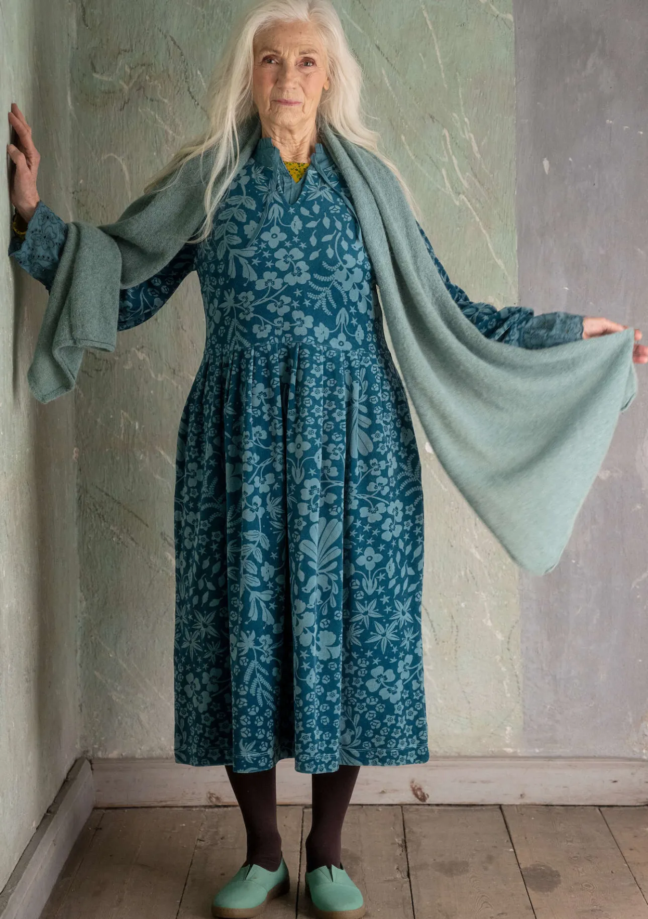Gudrun Sjödén Strickschal aus Alpakagemisch> Accessoires|Schals Und Tücher