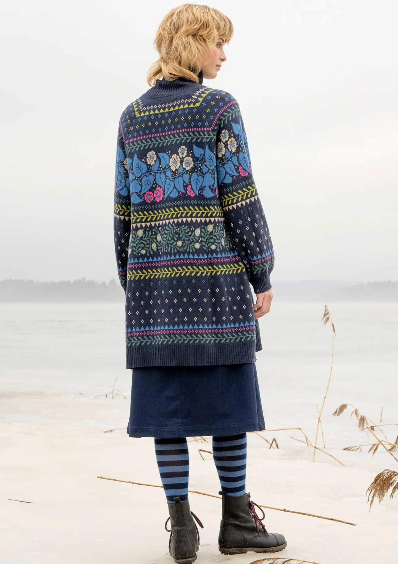 Gudrun Sjödén Stricktunika „Borealis“ aus Bio- und Recycling-Baumwolle/Wolle> Tuniken