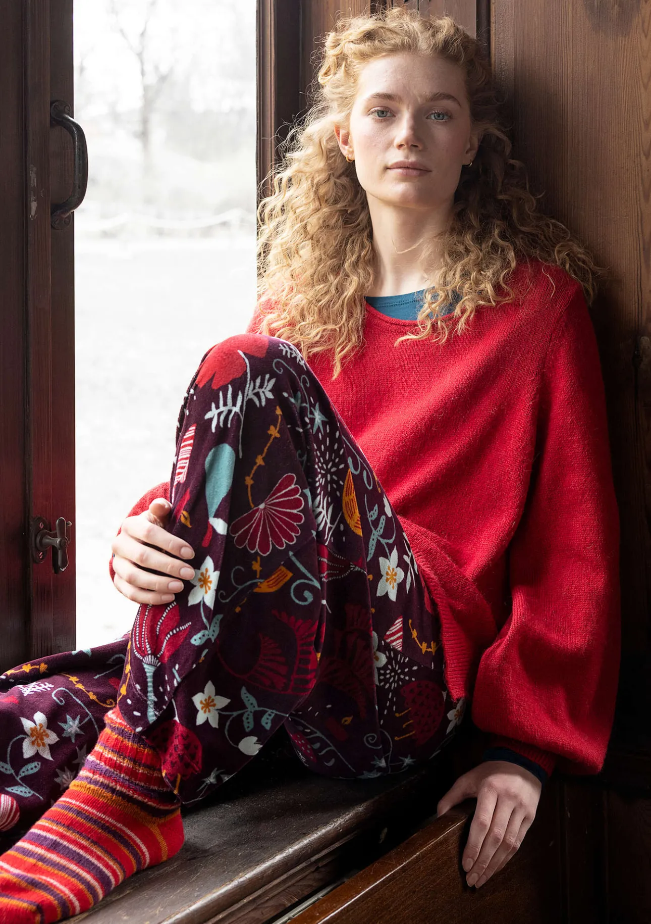 Gudrun Sjödén Stricktunika „Vinternatt“ aus Bio- und Recycling-Baumwolle/Alpakawollgemisch> Tuniken