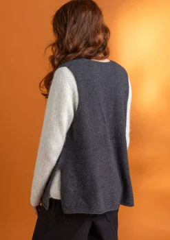 Gudrun Sjödén Strickweste aus Alpakagemisch><noscript><img width=