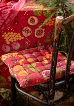 Gudrun Sjödén Stuhlkissen „Fruits“ aus Bio-Baumwolle> Küche & Esszimmer