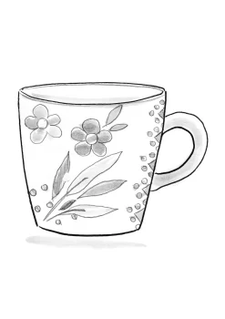 Gudrun Sjödén Tasse „Flower pots“ aus Keramik> Geschirr|Küche & Esszimmer